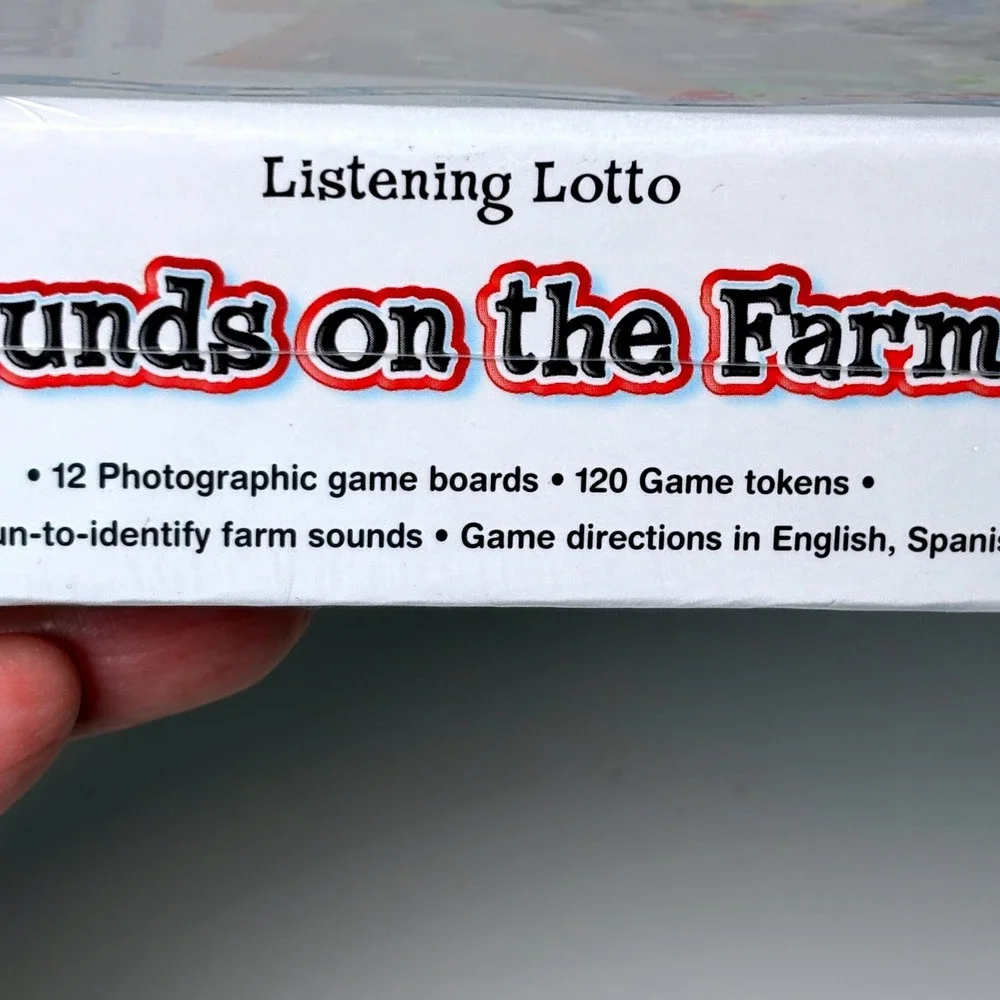 Listening Lotto Game Kids Multicolor Sounds on the Farm KE-846007 Key Education